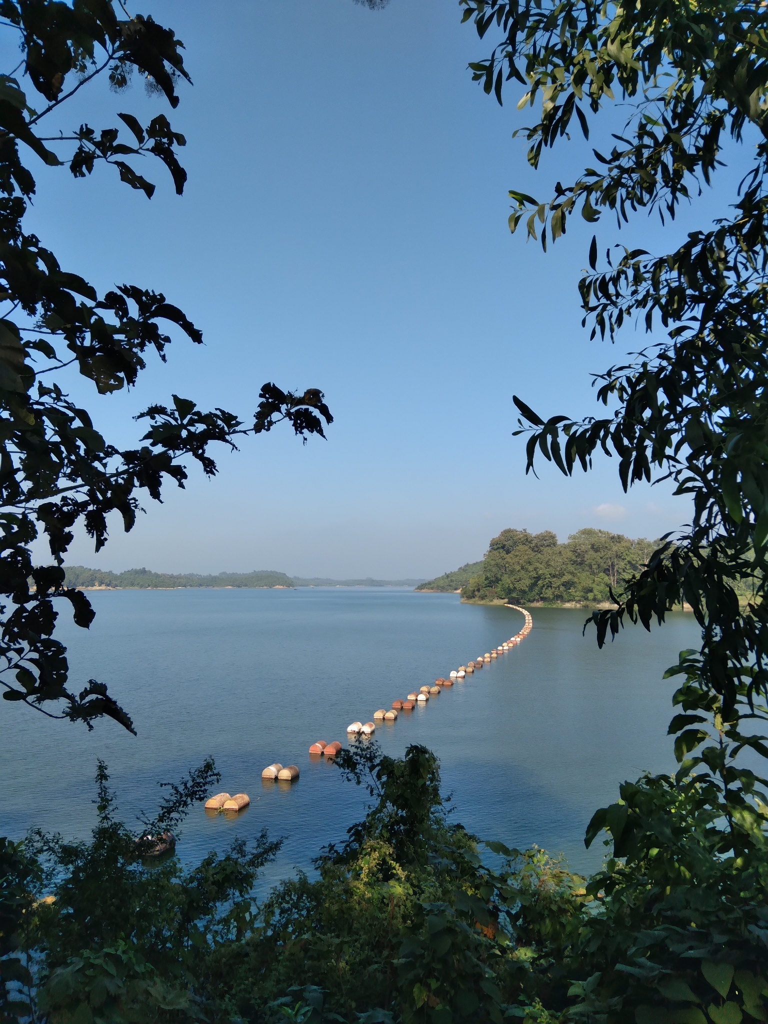 Calm winter of Kaptai