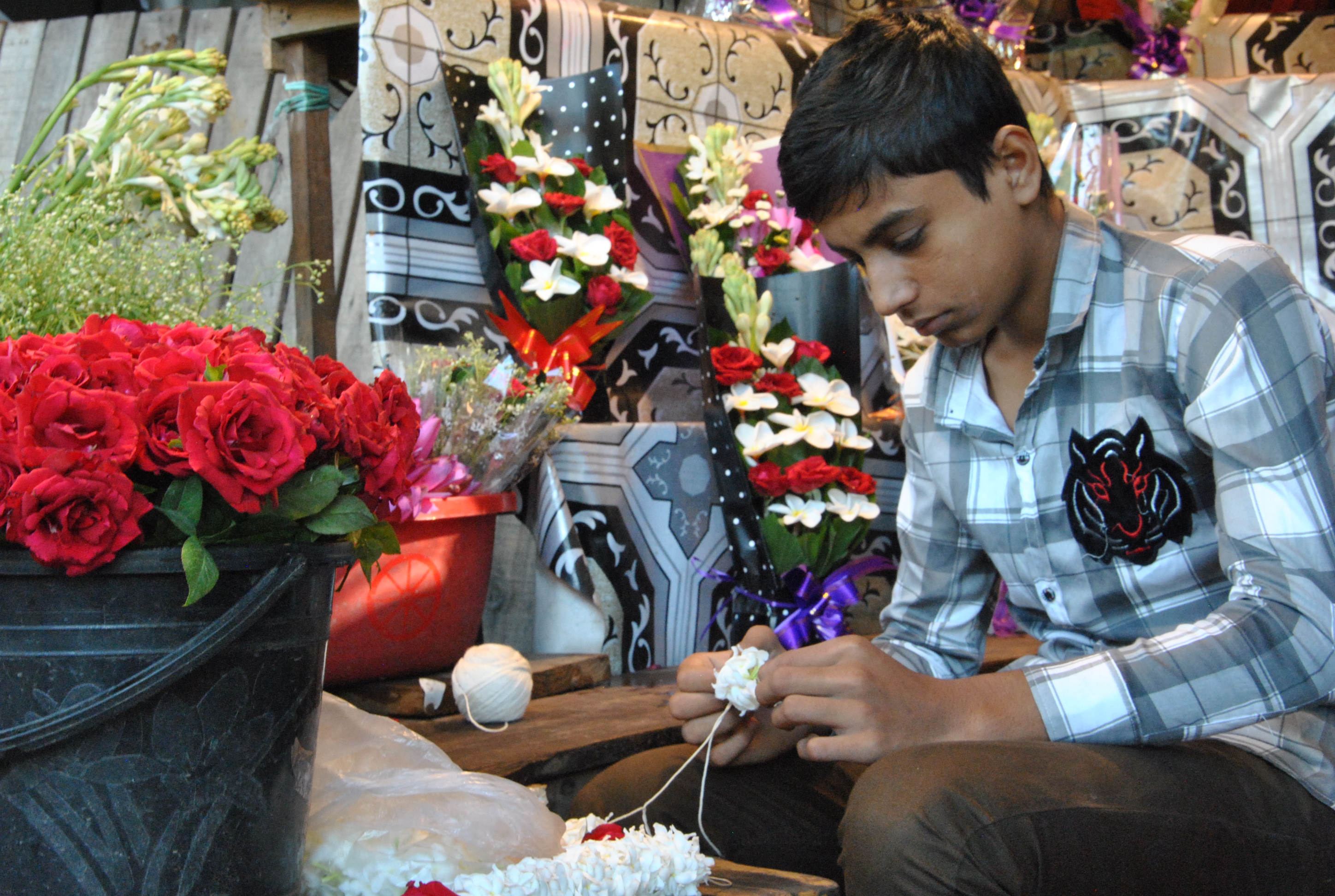 Among the many flowers, a flower deprived of Education