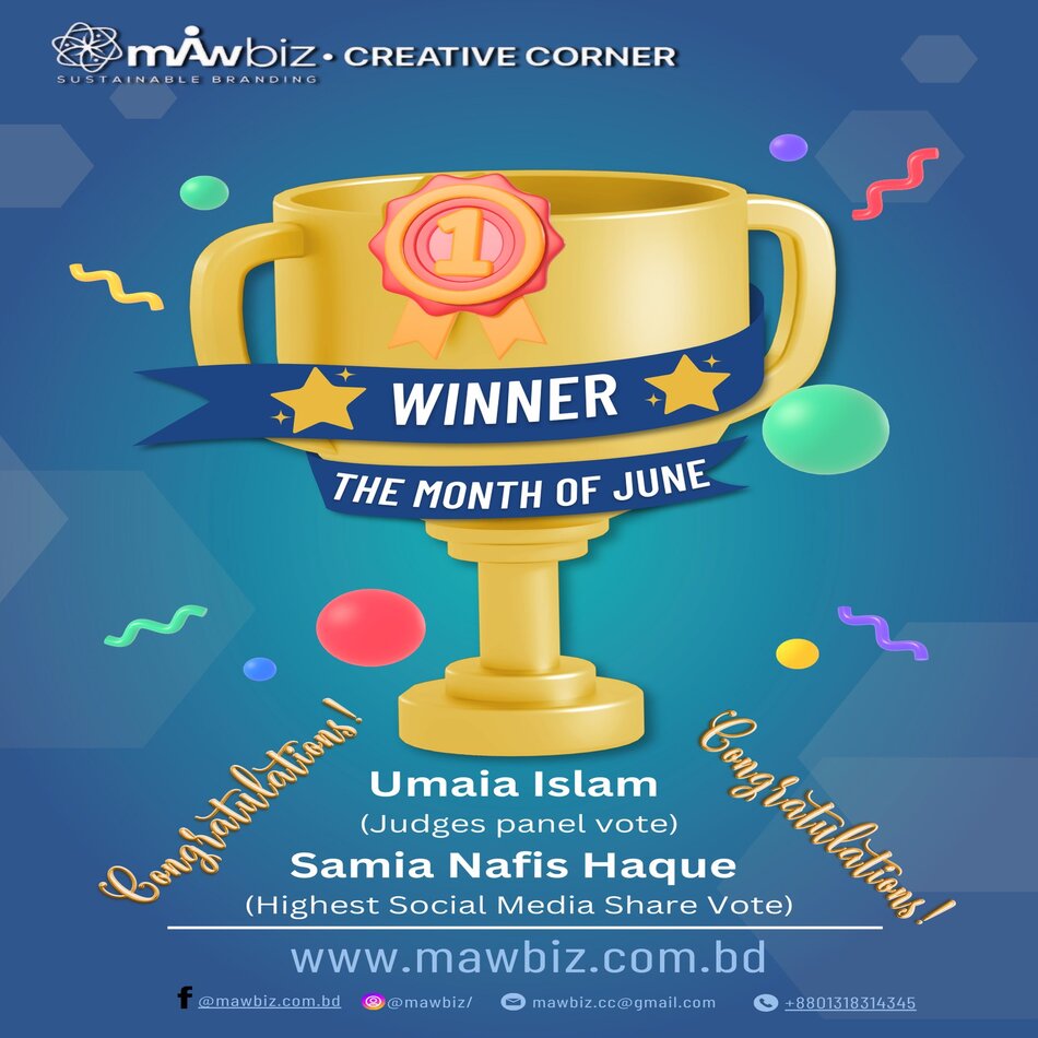 MAWbiz Creative Corner: Winners of the Monthly Event July, 2024