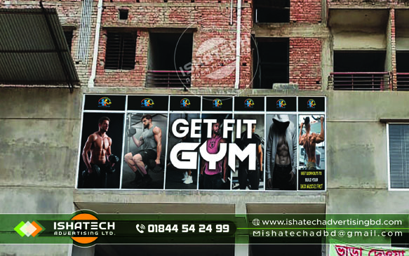 Get Fit Gym 3D Design Led...
