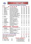 Arabian Fast Food(Food Menu)