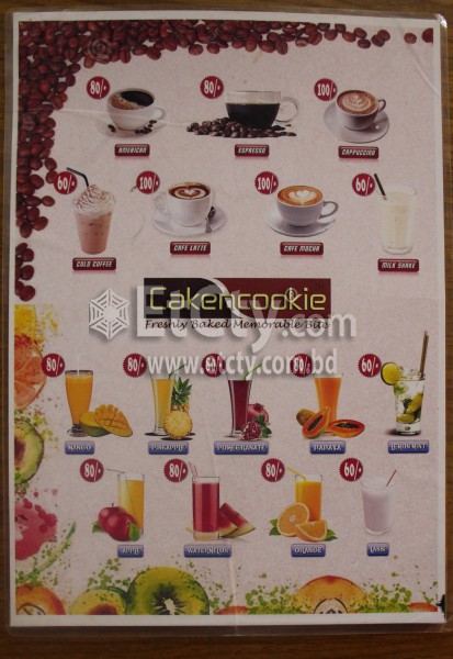 Cakencookie (Food Menu)