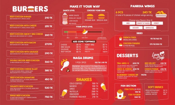 Chillox (Food Menu)