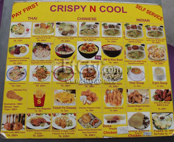 Crispy N Cool (Food Menu)