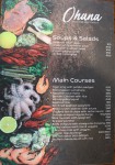 Ohana Diner (Food Menu)
