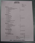 Prianka Community Centre (Food Menu)