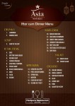 Asia Hotel & Resort (Food Menu)