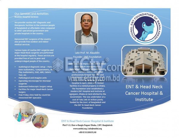 ENT and Head-Neck Cancer Hospital & Instituted (Flyer)