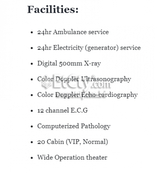 Green Life General Hospital Ltd. (Flyer)