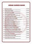 Kebab Garden (Food Menu)