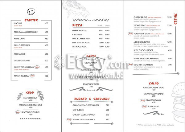 Segafredo Expresso (Food Menu)