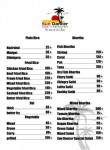 Sun Dancer Cafe N Restaurant (Food Menu)